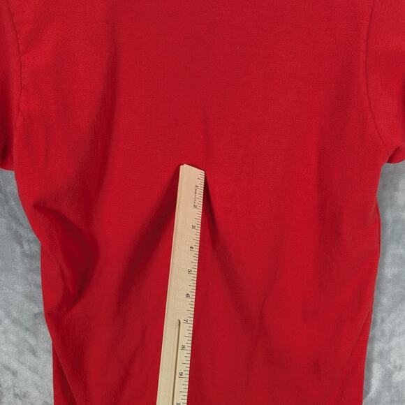Vintage Razorback shirt Mens Large Red 3 button Polo Preppy Career Golf READ - Picture 5 of 10